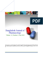 Bangladesh Journal of Pharmacology: Volume: 14 Number 4 Year 2019