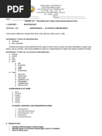 Grade 10 Lesson 26 - Bartending - Alcoholic Beverages - Au JRHS MRS Pag-Asa Merto-Mr Rony Naragdao