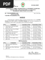 JNTUK-Postponed Exams-10-3-23-Circular