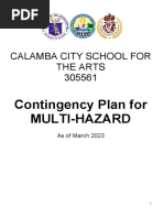 Updated Contingency Planning Template