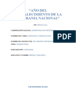 Trabajo Final de Lenguaje y Comunicacion