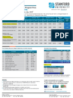 Undergraduate Price Sheet Bangkok 2019 - Rama 9