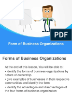 Forms and Activities of Business