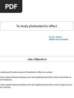 Photo Electric Effect by Dr. BCS Tewari