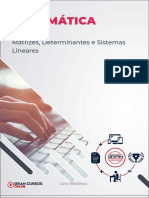 Matrizes Determinantes e Sistemas Lineares