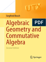 Universitext Siegfried Bosch Algebraic Geometry and Commutative PDF