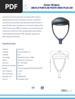 Ublflx Punta de Poste Onix Plus Led