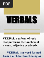 9 - Verbals