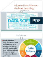 Intro DA and ML Lecture 1 - S-2