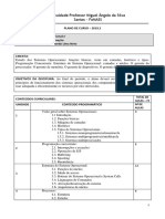 SO1 - Prof - Irineu - PLANO DE CURSO 2019 - 2