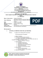 8-Gumamela - FIRST PARENT-TEACHER CONFERENCE AND DISTRIBUTION OF CARDS