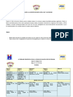 Plan de Semana de Adaptación y Evaluación Diagnóstica 2022