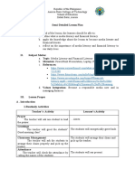 Semi-Detailed Lesson Plan