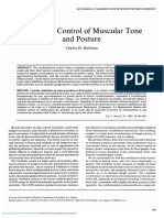 Vestibular Control of Muscular Tone and Posture