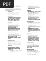 HEALTH EDUCATION - Module 1 Notes