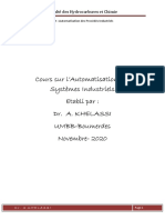 Automatisation Des Systemes Industriels-2020 PDF