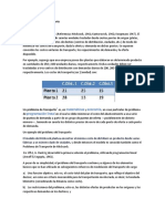 3.1 El Problema de Transporte: Matemáticas Economía Programación Lineal