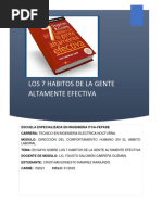 Ensayo Sobre Los 7 Habitos de La Gente Altamente Efectiva Cristhian Ramirez 152221 Ele 31