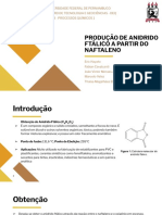 Produção de Anidrido Ftálico A Partir Do Naftaleno