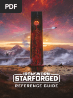 Ironsworn Starforged Reference Guide Spreads