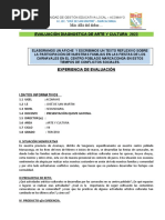 Evaluacion Diagnostica 3°