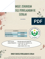 Kel 4 Konsep, Kedudukan Strategi Pembelajaran Di Sekolah PDF