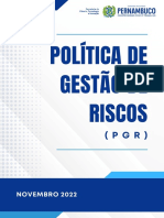 Politica de Gestão de Riscos PGR SECTI