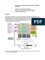 Benefits of Operating Doubly Fed Induction Generators by Modular