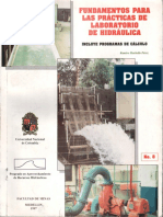 Fundamentos - para - Las - Practicas - de - Laboratorio - de - Hidraulica - Ramiro Marbello Pérez - UNAL PDF