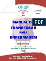 Manual de Transfusão para Enfermagem 2017 PDF