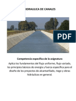 Tema I Hidraulica de Canales, Flujo Uniforme PDF