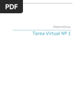 Tarea Virtual 1 Factorizacion