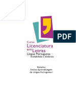 Livro Ensino - Aprendizagem Do Português I