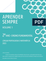 APRENDER SEMPRE ANO - VOL 1 2023 - Aluno