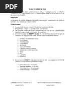 Contrato de Rebate