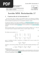 MN3 - Factorizacion (Resuelta) PDF