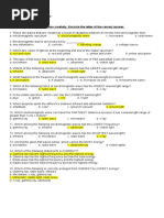 Science 10 3rd Monthly Reviewer