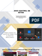 Nuevo Control de Actas