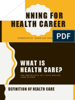 HEALTH - Book 4 Module 16 - Planning For Health Career