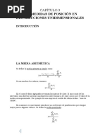 3.-Las Medidas de Posición en Distribuciones Unidimensionales