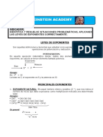 Leyes de Exponentes - Einstein Academy