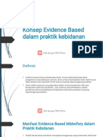 Konsep Evidence Based Dalam Praktik Kebidanan