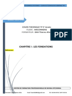 Chapitre I - Les Fondations TP 3e Année