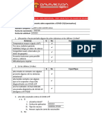 Cuestionario COVID-19 (Coronavirus) - Davivienda PDF