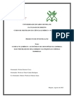 Projecto de Investigacao - Dissertacao de Mestrado CJE Nelson Ernesto Cossa PDF