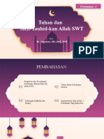 1 - Tuhan Dan Mentauhidkan Allah SWT