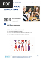 International Womens Day British English Teacher PDF