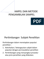 Besar Sampel Dan Teknik Pengambilan Sampel