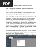 Taller Configuración Del Diseño de Impresión Del Proyecto de Apartamentos