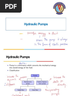 Hydraulic Pumps Lec Notes